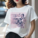 フレンチブルドッグ Tシャツ レディース 犬ファン 半袖 春夏 犬柄 プリント カジュアル かわいい 人間用 個性派 ここだけのデザイン 面白 花 フレンチブル...