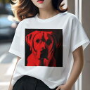 ラブラドールレトリバー Tシャツ レディース 犬ファン 半袖 春夏 犬柄 プリント カジュアル かわいい 人間用 個性派 ここだけのデザイン 面白 ラブラドール...