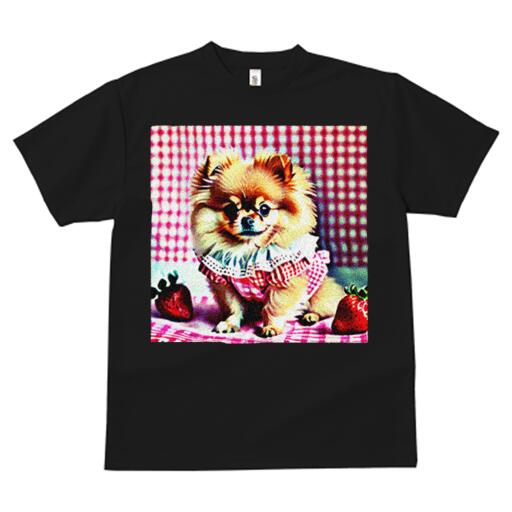 ポメラニアン Tシャツ メンズ キッズ 犬ファン 半袖 春夏 犬柄 プリント カジュアル かわいい 人間用 ..