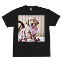 ゴールデンレトリバー Tシャツ メンズ キッズ 犬ファン 半袖 春夏 犬柄 プリント カジュアル かわいい 人間用 個性派 ここだけのデザイン 面白 イチゴ ゴールデンレトリバー リボン ワンピース