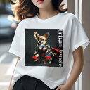 チワワ Tシャツ レディース 犬ファン 半袖 春夏 犬柄 プリント カジュアル かわいい 人間用 個性派 ここだけのデザイン 面白 着物 チワワ