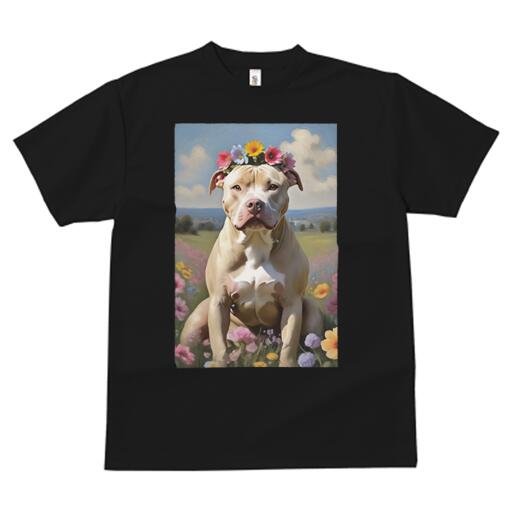 アメリカンピットブルテリア Tシャツ メンズ キッズ 犬ファン 半袖 春夏 犬柄 プリント カジュアル か..