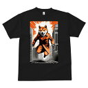 柴犬 Tシャツ メンズ キッズ 犬ファン 半袖 春夏 犬柄 プリント カジュアル かわいい 人間用 個性派 ここだけのデザイン 面白 スーパーヒーロー 柴犬 街...