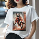 ジャーマンシェパード Tシャツ レディース 犬ファン 半袖 春夏 犬柄 プリント カジュアル かわいい 人間用 個性派 ここだけのデザイン 面白 コート ジャー...