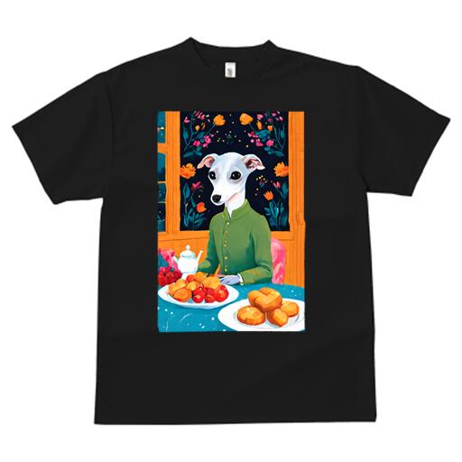 イタリアングレーハウンド Tシャツ メンズ キッズ 犬ファン 半袖 春夏 犬柄 プリント カジュアル かわ..