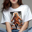チャウチャウ Tシャツ レディース 犬ファン 半袖 春夏 犬柄 プリント カジュアル かわいい 人間用 個性派 ここだけのデザイン 面白 コート チャウチャウ ...