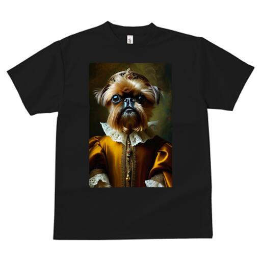 ブリュッセルグリフォン Tシャツ メンズ キッズ 犬ファン 半袖 春夏 犬柄 プリント カジュアル かわい..