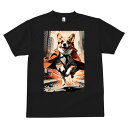 コーギー Tシャツ メンズ キッズ 犬ファン 半袖 春夏 犬柄 プリント カジュアル かわいい 人間用 個性派 ここだけのデザイン 面白 スーツ コーギー コー...