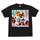 ポメラニアン Tシャツ メンズ キッズ 犬ファン 半袖 春夏 犬柄 プリント カジュアル かわいい 人間用 個性派 ここだけのデザイン 面白 イチゴ ポメラニアン バスケット チェック柄