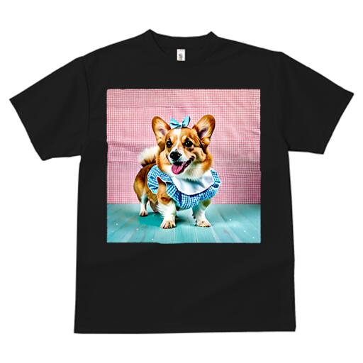 コーギー Tシャツ メンズ キッズ 犬ファン 半袖 春夏 犬柄 プリント カジュアル かわいい 人間用 個性..
