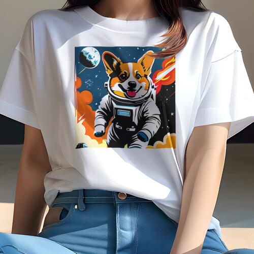 コーギー Tシャツ レディース 犬フ