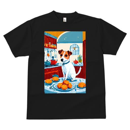 ジャックラッセルテリア Tシャツ メンズ キッズ 犬ファン 半袖 春夏 犬柄 プリント カジュアル かわい..