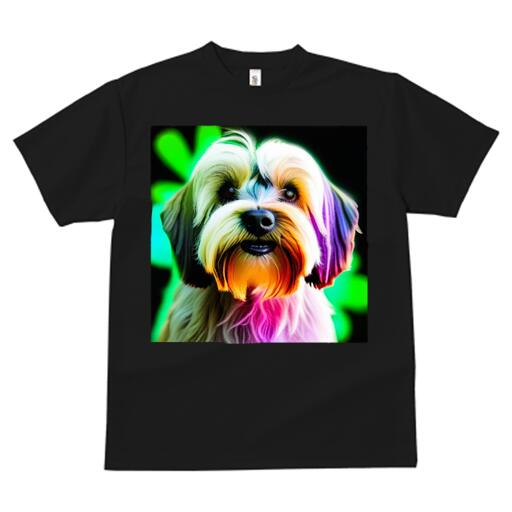 マルチーズ Tシャツ メンズ キッズ 犬ファン 半袖 春夏 犬柄 プリント カジュアル かわいい 人間用 個性派 ここだけのデザイン 面白 カラフル マルチーズ ポップ