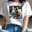 コーギー Tシャツ レディース 犬ファン 半袖 春夏 犬柄 プリント カジュアル かわいい 人間用 個性派 ..