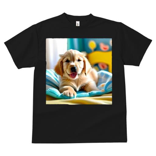 ゴールデンレトリバー Tシャツ メンズ キッズ 犬ファン 半袖 春夏 犬柄 プリント カジュアル かわいい ..