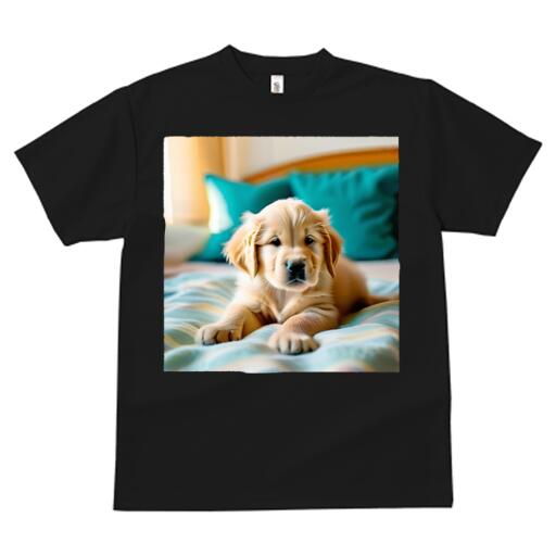 ゴールデンレトリバー Tシャツ メンズ キッズ 犬ファン 半袖 春夏 犬柄 プリント カジュアル かわいい ..