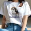 ビーグル Tシャツ レディース 犬ファン 半袖 春夏 犬柄 プリント カジュアル かわいい 人間用 個性派 ..
