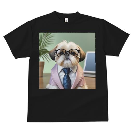 シーズー Tシャツ メンズ キッズ 犬ファン 半袖 春夏 犬柄 プリント カジュアル かわいい 人間用 個性..