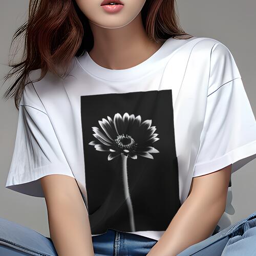 Tシャツ レディース 犬ファン 半袖 春夏 犬柄 プリント カジュアル かわいい 人間用 個性派 ここだけのデザイン 面白 花 モノクロ 植物 美しい エレガント