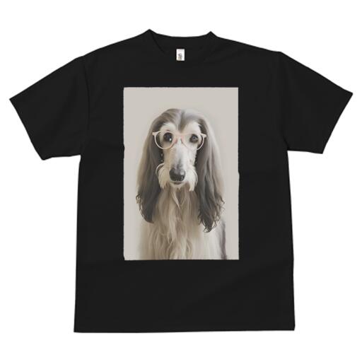 アフガンハウンド Tシャツ メンズ キッズ 犬ファン 半袖 春夏 犬柄 プリント カジュアル かわいい 人間..