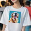 ゴールデンレトリバー Tシャツ レディース 犬ファン 半袖 春夏 犬柄 プリント カジュアル かわいい 人..