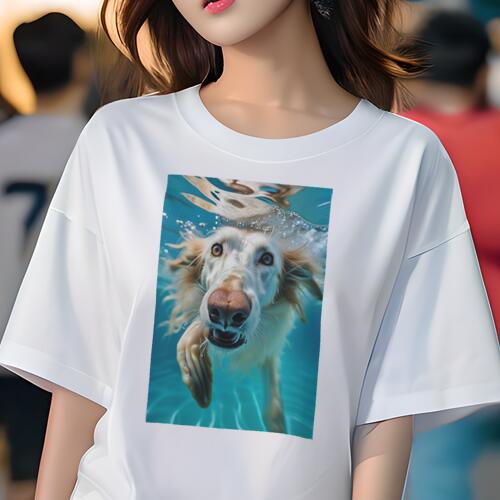 ゴールデンレトリバー Tシャツ レディース 犬ファン 半袖 春夏 犬柄 プリント カジュアル かわいい 人..