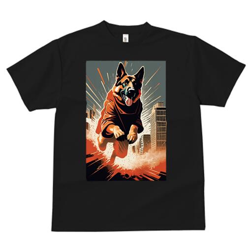 ジャーマンシェパード Tシャツ メンズ キッズ 犬ファン 半袖 春夏 犬柄 プリント カジュアル かわいい ..