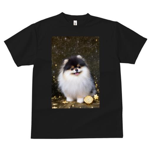 ポメラニアン Tシャツ メンズ キッズ 犬ファン 半袖 春夏 犬柄 プリント カジュアル かわいい 人間用 ..
