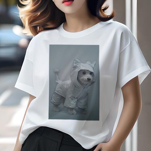 ウエストハイランドホワイトテリア Tシャツ レディース 犬ファン 半袖 春夏 犬柄 プリント カジュアル ..