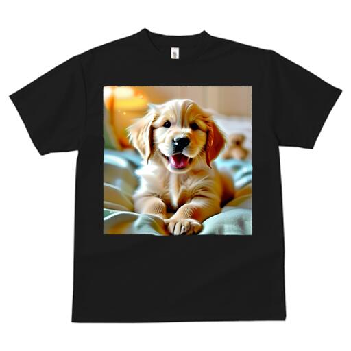 ゴールデンレトリバー Tシャツ メンズ キッズ 犬ファン 半袖 春夏 犬柄 プリント カジュアル かわいい ..