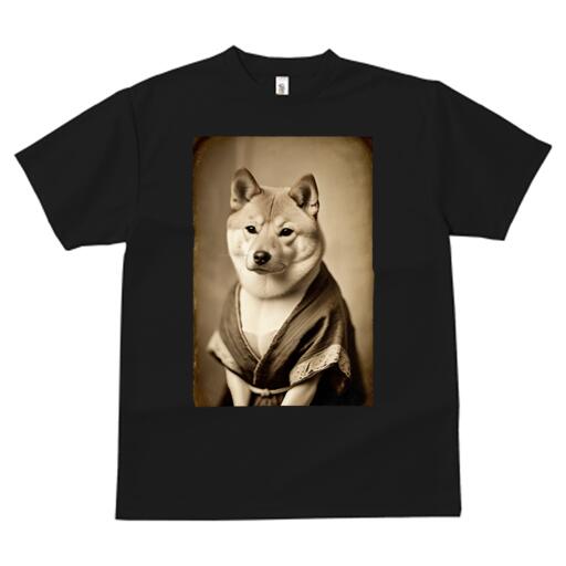 柴犬 Tシャツ メンズ キッズ 犬ファン 半袖 春夏 犬柄 プリント カジュアル かわいい 人間用 個性派 ここだけのデザイン 面白 レトロ 柴犬 ヴィンテージ アンティーク