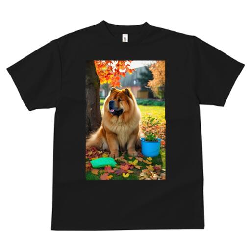 チャウチャウ Tシャツ メンズ キッズ 犬ファン 半袖 春夏 犬柄 プリント カジュアル かわいい 人間用 ..