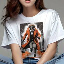 セントバーナード Tシャツ レディース 犬ファン 半袖 春夏 犬柄 プリント カジュアル かわいい 人間用 個性派 ここだけのデザイン 面白 コート セントバー...