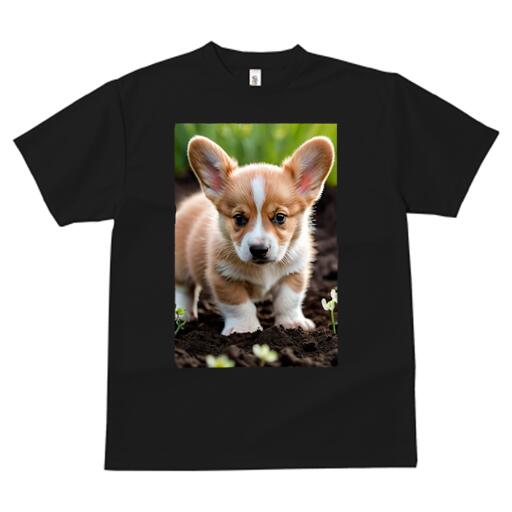 コーギー Tシャツ メンズ キッズ 犬ファン 半袖 春夏 犬柄 プリント カジュアル かわいい 人間用 個性..