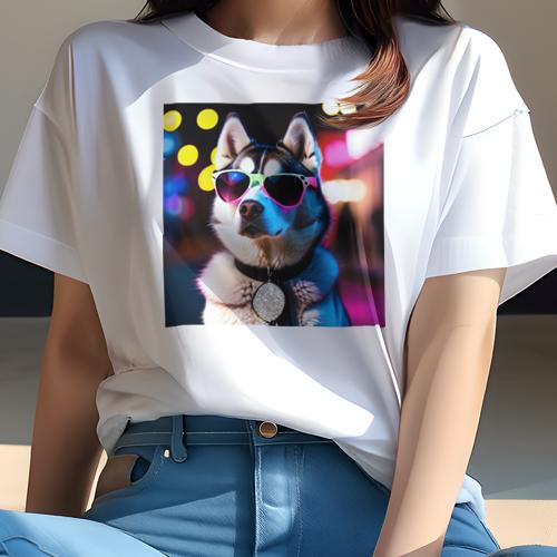 Tシャツ レディース 犬ファン 半袖 �