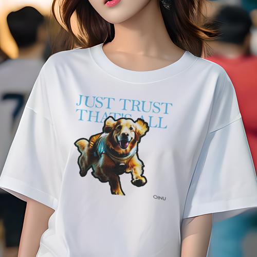 Tシャツ レディース 犬ファン 半袖 春夏 プリント カジュアル かわいい 人間用 フィットネス 笑顔 ゴールデンレトリバー 動き 楽しい 致信 Tシャツ レディース 犬ファン 半袖 春夏 プリント カジュアル かわいい 人間用 フィットネス 笑顔 ゴールデンレトリバー 動き 楽しい 致信
