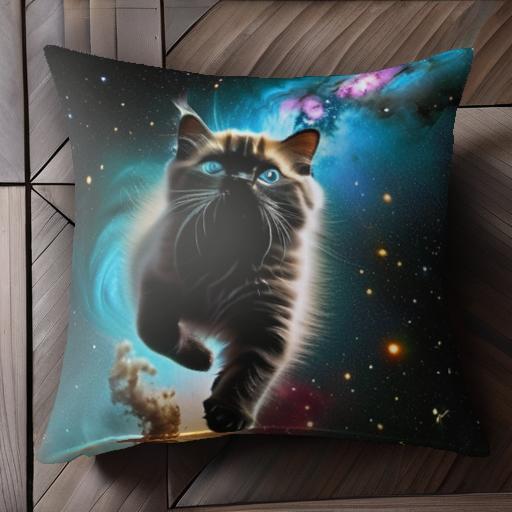 宇宙 銀河 星空 猫 宇宙猫 クッションカバー 45×45cm アニマル柄 おしゃれ 可愛い クッション本体付き 正方形 宇宙 銀河 星空 猫 宇宙猫 クッションカバー 45×45cm アニマル柄 おしゃれ 可愛い クッション本体付き 正方形