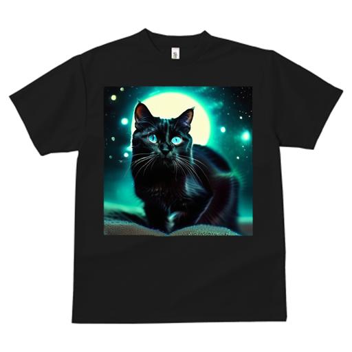 Tシャツ レディース 犬ファン 半袖 春夏 プリント カジュアル かわいい 人間用 フィットネス 猫 月 夜空 星