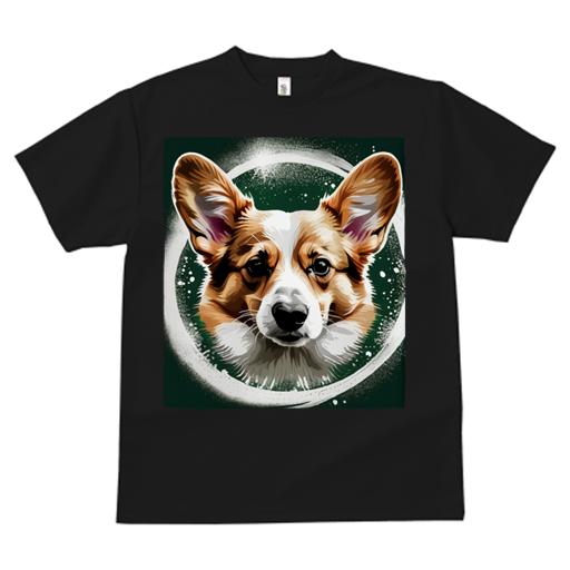 Tシャツ レディース 犬ファン 半袖 春夏 プリント カジュアル かわいい 人間用 フィットネス アート ウェルシュコーギー キャラクター ファンタジー 絵画 サークル