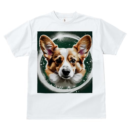 Tシャツ レディース 犬ファン 半袖 春夏 プリント カジュアル かわいい 人間用 フィットネス アート ウェルシュコーギー キャラクター ファンタジー 絵画 サークル