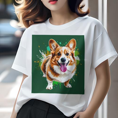 Tシャツ レディース 犬ファン 半袖 