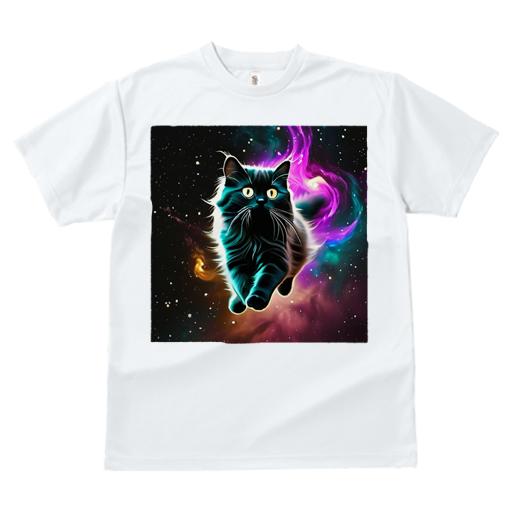 Tシャツ レディース 犬ファン 半袖 春夏 プリント カジュアル かわいい 人間用 フィットネス 宇宙 ネコ 鮮やか 輝き 幻想的