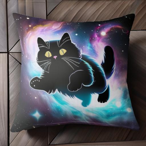 猫 宇宙 星 銀河 クッションカバー 45×45cm アニマル柄 おしゃれ 可愛い クッション本体付き 正方形 猫 宇宙 星 銀河 クッションカバー 45×45cm アニマル柄 おしゃれ 可愛い クッション本体付き 正方形