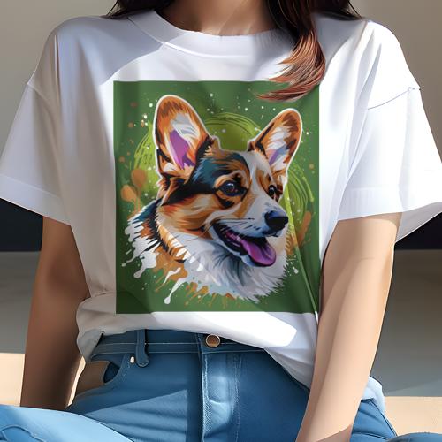 Tシャツ レディース 犬ファン 半袖 �