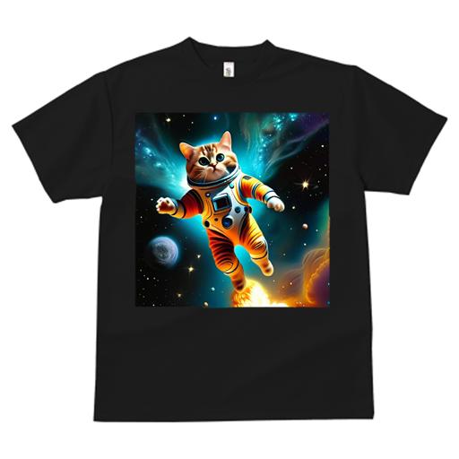 Tシャツ メンズ キッズ 犬ファン 半袖 春夏 プリント カジュアル かわいい 人間用 フィットネス 猫 宇宙服 宇宙 惑星
