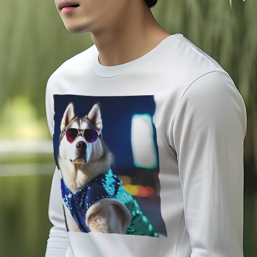 長袖Tシャツ 人間用 メンズ 秋春夏 プリント レジャー アウトドア カジュアル かわいい サングラス シ..