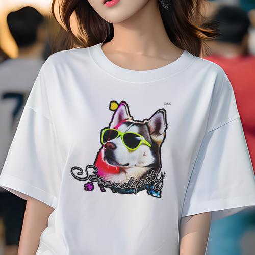 Tシャツ レディース 犬ファン 半袖 �