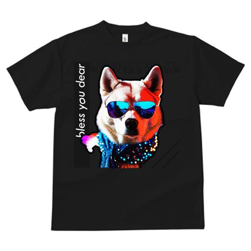 Tシャツ メンズ キッズ 犬ファン 半袖 春夏 プリント カジュアル かわいい 人間用 フィットネス サングラス その他 スカーフ ドットライト カラフル 祝福