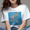 Tシャツ レディース 犬ファン 半袖 春夏 プリント カジュアル かわいい 人間用 フィットネス 星 ゴールデンレトリバー 宇宙(4)