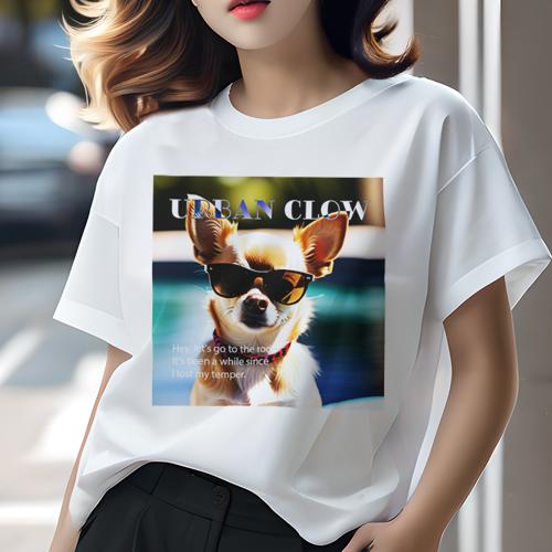 Tシャツ レディース 犬ファン 半袖 